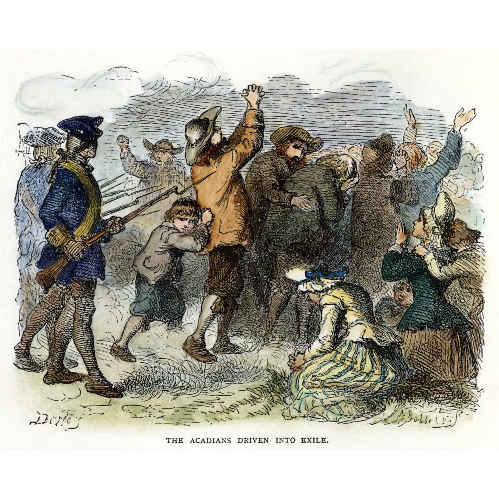 Acadian Expulsion 1775 NThe Acadians Driven Into Exile The Expulsion Of