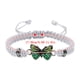 thumbnail image 2 of Pulseras para mujer, regalos para mujer, pulsera para enamorados, pulsera tejida a mano para San Valentín, joyería para novias, pulsera con dije de mariposa., 2 of 2