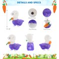 thumbnail image 3 of DolliBu Happy Easter Sparkle Purple Llama Plush with Carrot - Cute Stuffed Animals with Carrot Plush Toy, Perfect Easter Holiday Surprise Gift, Spring Easter Wild Plush Animal - 11.5" Inches, 3 of 6