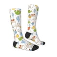 thumbnail image 3 of Fotbe Cactus Plants print Women's Men's Novelty Crew Socks Cotton Socks Knee High Socks for Walking,Running,Nurses,Pregnancy, 3 of 8