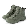 thumbnail image 2 of YOURDIARY Men's Military Tactical Work Boots with Side Zipper, Desert Combat, Army Jungle, Outdoor Hiking Boots, 2 of 9