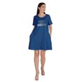 thumbnail image 5 of Inkmeso Vacinated And Ready to Cruise T-Shirt Casual Scoop Neck Tunic With Pocket, 5 of 8