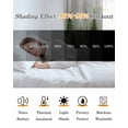 thumbnail image 5 of Green Mist Forest Blackout Curtains 45 Inches Long, Foggy Mountain Tree Nature Landscape Thermal Insulated Black Out Curtains, Small Darkening Window Curtain Drapes for Cafe Bedroom 42"x45" 2 Panels, 5 of 8