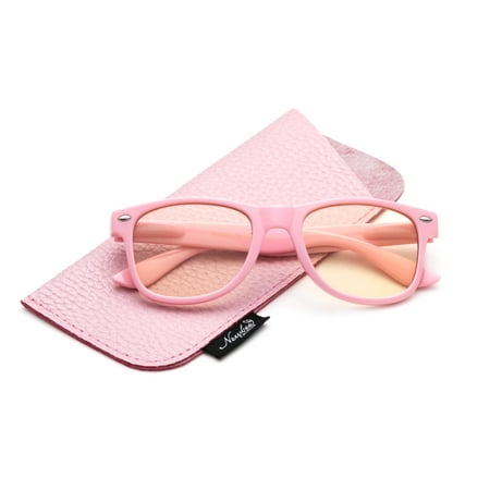 Newbee Fashion Kids Blue Light Block Glasses Gilrs Boys Toddles (under 5 Years) Small Frame-Computer and Gamer Eyewear Anti-Glare Protection Anti-Fatigue Anti UV Glasses for Smartphone Screens