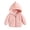 Pink, variant on Esaierr Baby Kids Girls Padded Jacket for Toddler Hooded Fleece Coats Warm Cotton Winter Tops 9M-5Y down Coats Outerwear