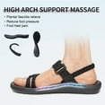thumbnail image 3 of MEGNYA Women’s Arch Support Adjustable Hiking Sandal, Medium Width 2-inch Heel Black, 9, 3 of 8