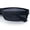 Black Frame - Solid Black Lens, variant on Mens Hippie Hustler Color Lens Narrow Rectangular Black Frame Sunglasses Blue Lens
