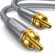 thumbnail image 1 of Premium Subwoofer Cable 10 M Rca Lfe Subwoofer Cable Rca Digital Audio Coaxial Cable Grey, 1 of 5