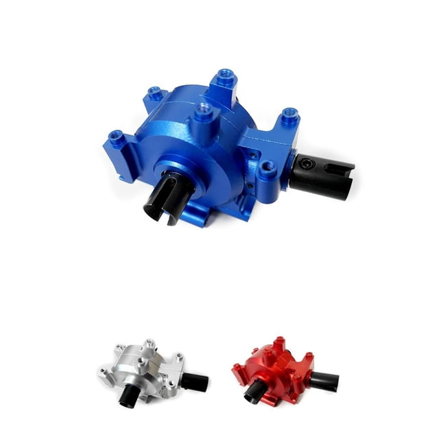 maskred 1pcs Durable Durableerential Gear Box For LOSI 1/10 Baja Rey 4WD RC Upgrade Part Dark Blue