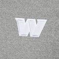 thumbnail image 4 of Men's Antigua Heather Gray Washington Commanders Subtle Quarter-Zip Jacket, 4 of 4
