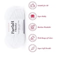 thumbnail image 2 of Hirn Premier Yarns Parfait Chunky Chenille, 100 g, paquete de 3 unidades, color blanco, 2 of 7