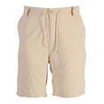 thumbnail image 5 of Men's Casual Beach Shorts Quick Dry Lightweight Swim Trunks, Elastic Waist Drawstring Loose Fit Breathable Athletic Hiking Vacation Summer | AESTIVO,Beige L, 5 of 9
