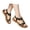 Black, variant on Jane Wardrobe Women's Bohemian Rhinestone T-Strap Sandals, Low Wedge PU Casual Summer Comfort Shoes with Floral Gem Decor for Beach & Daily Wear, 1Pair, 36-42