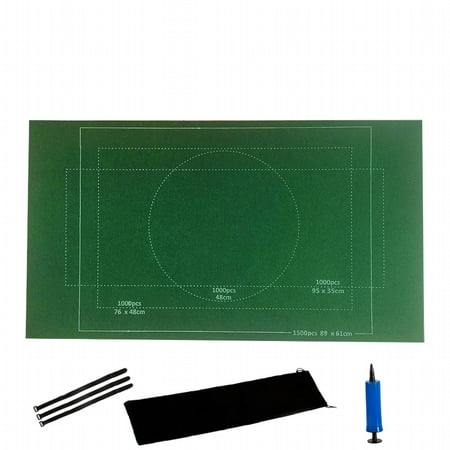 Puzzle Roll Storage Mat With Drawstring Storage Bag Use Up To 1500pc Of Puzzles Storage Case Green Plastic