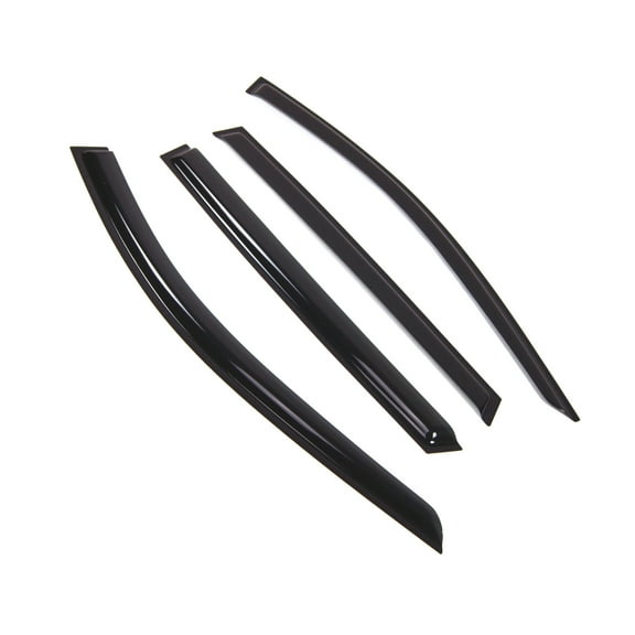 Tuningpros WD2-809 Outside Mount Window Visor Deflector Rain Guard Dark Smoke 4 Pcs Set For 2013-2016 Infiniti QX60