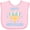 AD-Pink, variant on Inktastic Happy Hanukkah with Menorah and Stars Boys or Girls Baby Bib