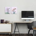 thumbnail image 2 of Stupell Industries Neon Reeds Purple Green Flower Design Photography Gray Framed Art Print Wall Art Set of 2, 11x14, by Albert Koetsier, 2 of 5
