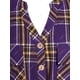 thumbnail image 3 of Bolsillos de talla grande Roll Up Sleeve Plaid Shirt Rosegal Blusas Tallas Grandes, 3 of 5