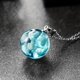thumbnail image 4 of Exquisite Blue Sky and White Clouds Glass Ball Earrings - Versatile and Unique Jewelry for Women, 4 of 4