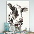thumbnail image 2 of Designart 'Cow Portrait Country Life' Wildlife Canvas Art, 2 of 3