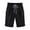 Black, variant on Bermuda Casual Lace Up Elastic Waistband Shorts (Women's Plus)