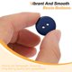 thumbnail image 4 of Uxcell 10Pcs Botón de costura de resina, 20mm Botones redondos de 2 agujeros para manualidades Azul Medianoche, 4 of 6