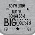 thumbnail image 4 of Inktastic So I'm Little, but I'm Gonna Be a Big Cousin Boys or Girls Baby Bib, 4 of 4