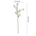 thumbnail image 3 of 5 Colors Artificial Spring Plum Blossom Flower Branch Bouquet for Wedding Home Office Decor, Purple Yellow Blue Faux Plastic Polyester Floral Stems for Vase Arrangements, 18.89x4.72 Inches, 3 of 6