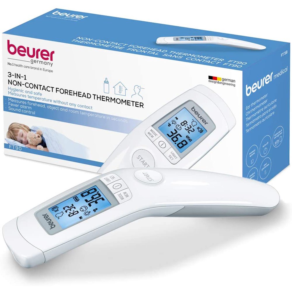 Beurer 3in1 Forehead NonContact, Body, Surface, Room Temperature