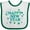 White and Green, variant on Inktastic Happy New Year Boys or Girls Baby Bib