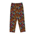 thumbnail image 4 of Goofa Daisies Flowers Printed Soft Pajama Pants for Women, Wide Leg Comfy Casual Lounge Yoga Pants-Small, 4 of 9
