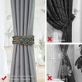 thumbnail image 3 of Namotu Magnetic Curtain Tiebacks Modern Simple Style Decorative Braided Rope 2 Count, 3 of 7