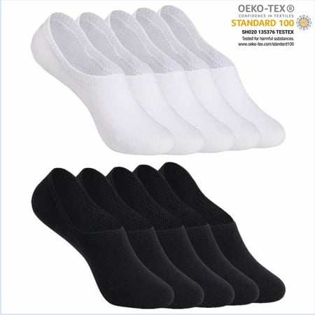 

YOUCHAN Women and Men No Show Socks Low Cut Anti-Slid Casual Invisible Liner Socks Black&White 100 Pairs