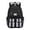 Black, variant on Plaid Backpack, Waterproof Nylon Backpack, Large Capacity Multi Pocket Bookbag for Women, Durable Polyester Material with Water Resistant Coating and 3-Way Carry Design