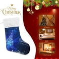 thumbnail image 4 of Coolnut 2 PCS Christmas Stocking Christmas Snowflake Big Warm 17.7 x 12 Inch Hanging Xmas Stockings Decoration for Family Holiday Party Ornaments Decor Fireplace, 4 of 7