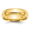 thumbnail image 5 of 14K Yellow Gold 6mm Comfort-Fit Band Ring Size 7, 5 of 7