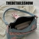 thumbnail image 5 of Bolso de mano moderno para mujer, con cadena vaquera, tipo bandolera, ligero y de tela., 5 of 9