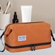 thumbnail image 1 of Bolsa de maquillaje grande, neceser portátil, estuche de maquillaje, regalos de cumpleaños, bolsa de maquillaje de viaje, organizador de cosméticos Naranja, 1 of 9