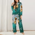 thumbnail image 2 of Sikiie Underwater Swimming Duck Women's Long-Sleeve Shirt and Full-Length Bottom Pajama Set (s-xxl)-, 2 of 7