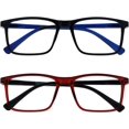 thumbnail image 1 of OPULIZE Unisex's Modern Reading Glasses, 1 of 6