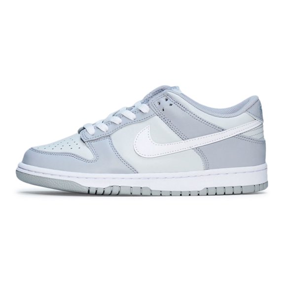 Big Kid's Nike Dunk Low Pure Platinum/White-Wolf Grey (DH9765 001) - 5