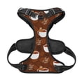 thumbnail image 5 of Lsque Sloths Need More Coffee Dog Harness, No-Pull Pet Harness with 2 Leash Clips, Adjustable Soft Padded Dog Vest with Easy Control Handle for Large Dogs-Medium, 5 of 9