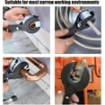 thumbnail image 3 of Ratcheting Tubing Cutter, Tubing Cutter 1/4" To 7/8", 2 in 1 Close Quarters Tube Compact Cutter, Ratcheting Pvc Cutter for Cutting Pvc, Ppr, And Plastic Hoses, Ratcheting Tube Cutter (1/4" to 7/8"), 3 of 7