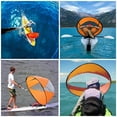 thumbnail image 3 of Foldable Kayak Downwind Paddle Wind Sail, Kayak Sail Kit, Compact & Portable Paddle Board Instant Popup Sail Kayak Accessories, Red, 3 of 8