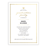 Elegant Grad Graduation Invitation