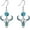 Cowboy, variant on Sterling Silver Turquoise Earrings for Women Animals Dragonfly Owl Feather Turtle Butterfly Dangle Earrings Western Bohemia Jewelry Birthday Mothers Day Gifts for Mom