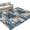 Light Beige Gray Green Tan, variant on Area Rugs 5'x7', Blue Brown Palm Leaf Carpet Runner Indoor Outdoor Rugs Home Decor Aesthetic, Vintage Summer Botanical Non Slip Mats Washable Accent Rug for Living Room Bedroom