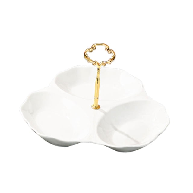 Bandeja dividida para servir Macarena 24cmx23cm