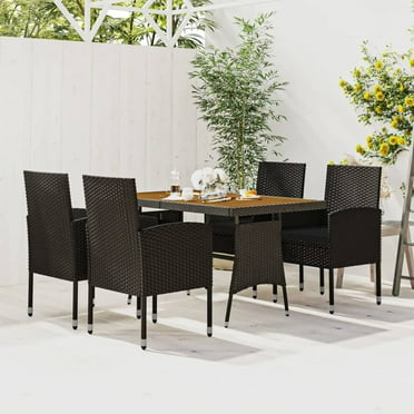 vidaXL Patio Sofa Sectional Sofa Couch Loveseat with Cushions Poly Rattan