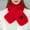Red, variant on Idoravan Heated Scarf Smart USB Charging Neck And Shoulder Winter Cold Protection And Warm Heating Men And Women Scarf